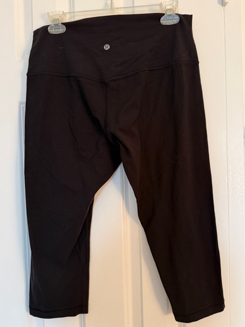 🎀 EUC LULULEMON ALIGN CAPRI LEGGINGS Sz 12, inseam 21” Black 🎀